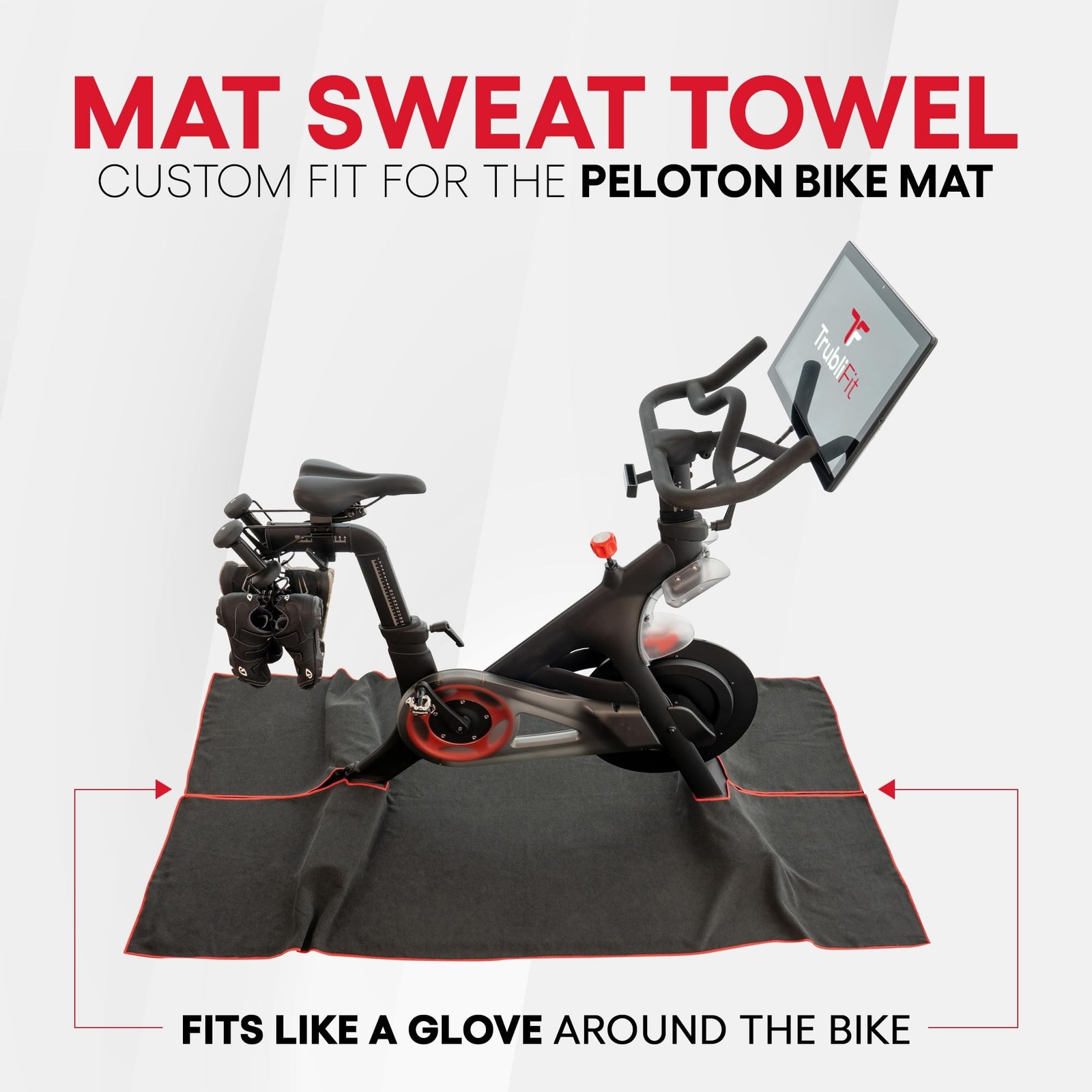 Mat Sweat Towel for the Original Peloton Bike & Bike+ and Cross Training Bike…