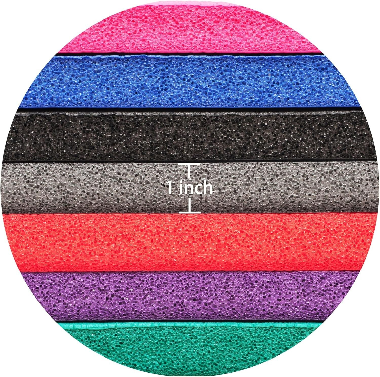 1-Inch Thick Yoga Mat Exercise Mat Gym Pilates Meditation Mat 72&Prime;L x 24&Prime;W x 1&Prime;Th