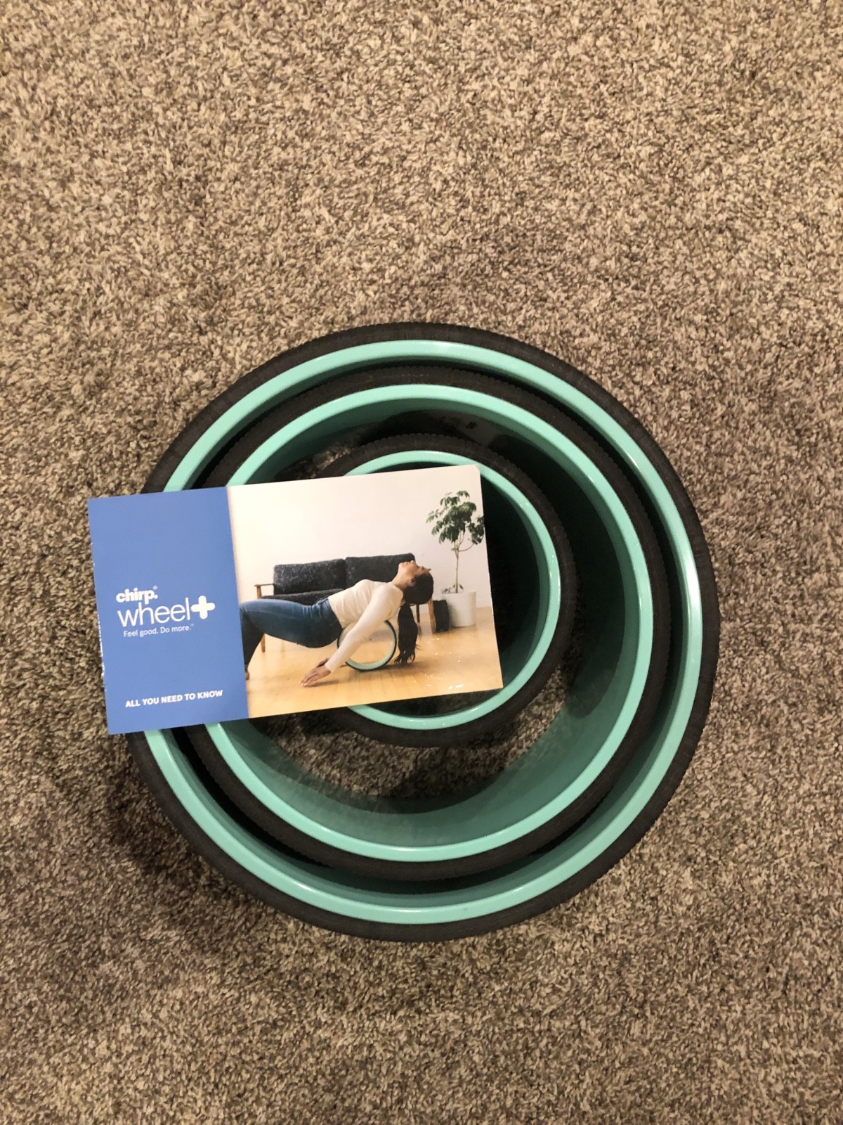Chirp Wheel Set of 3 Wheels Foam Rollers 12, 10, 6, Back Neck Relief