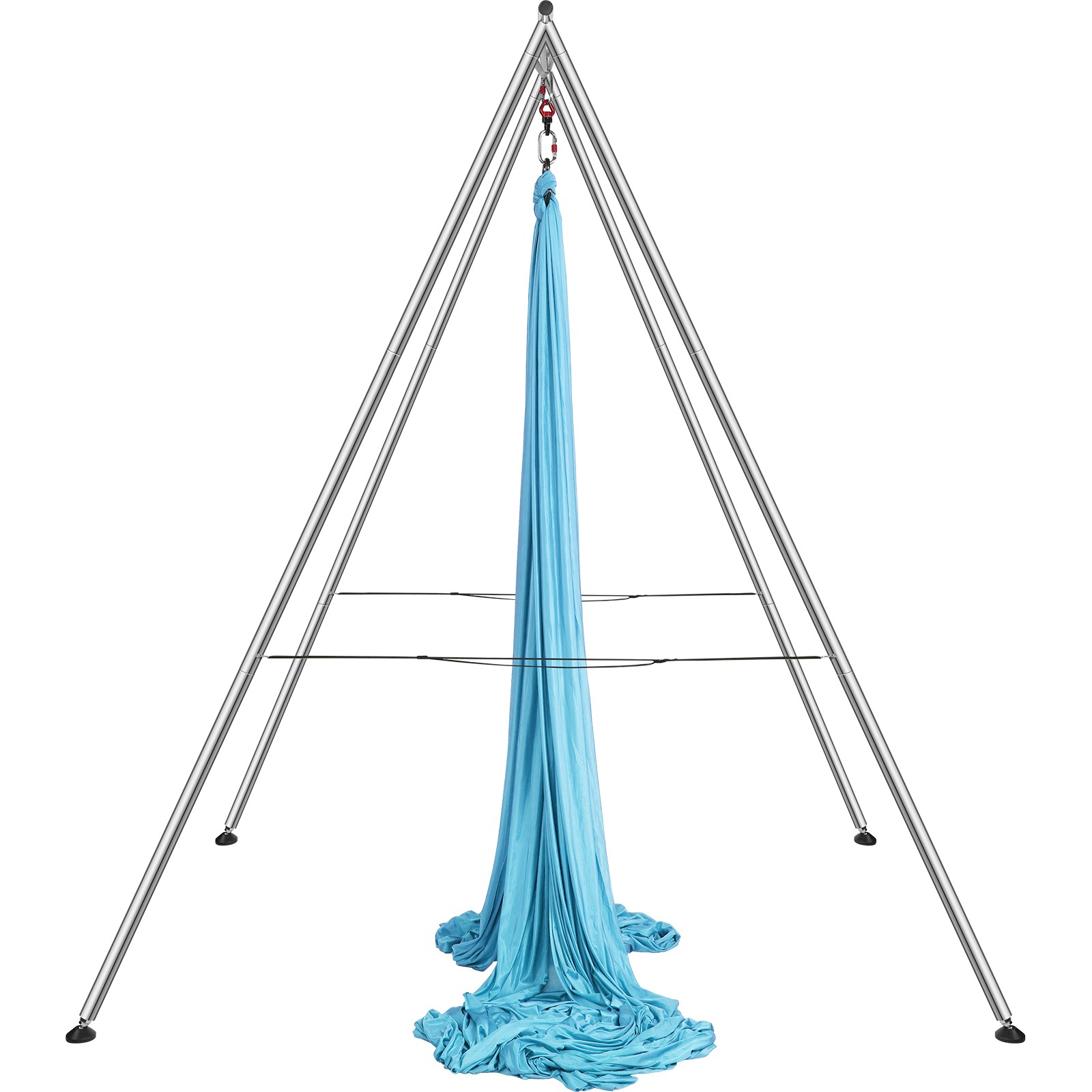 Uimoso Yoga Swing Stand Hammock Aerial Silk Kit 551.15 lbs Load Yoga Frame Blue