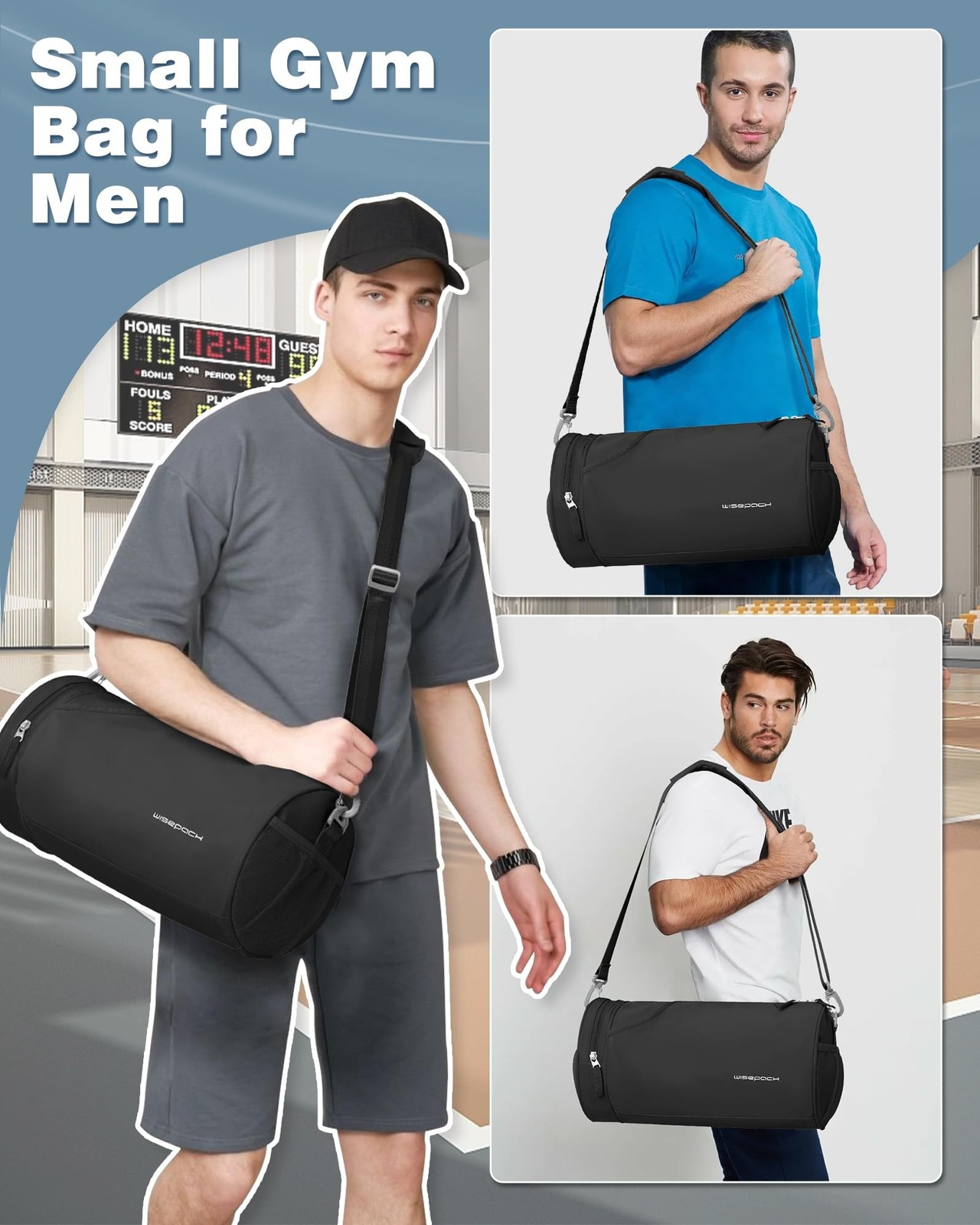 Small Gym Bag for Women,Waterproof Mini Duffle Bag Womens Spotrs WorkoutBags …