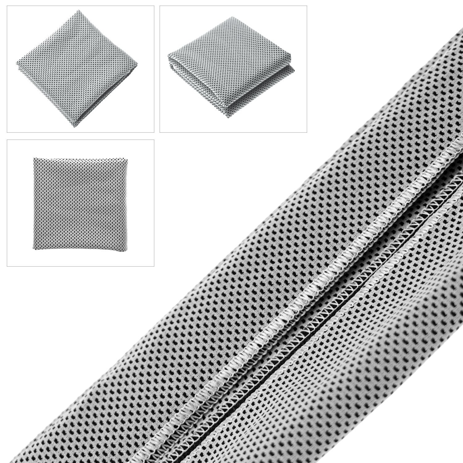 Biange Cooling Towels (40&Prime;x 12&Prime;, Pack of 10) for Neck and Face, Cold Towel fo…
