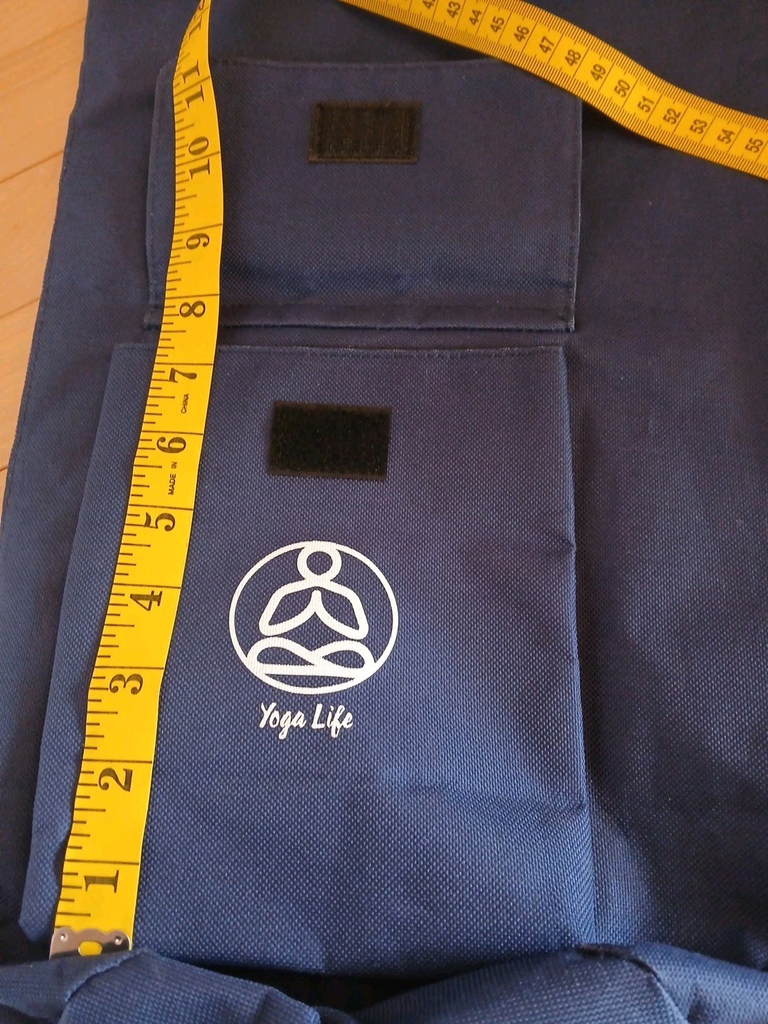 Gonex Yoga Mat Travel Bag Carrier Full-Zip Peacock Design Dark Blue 28×10