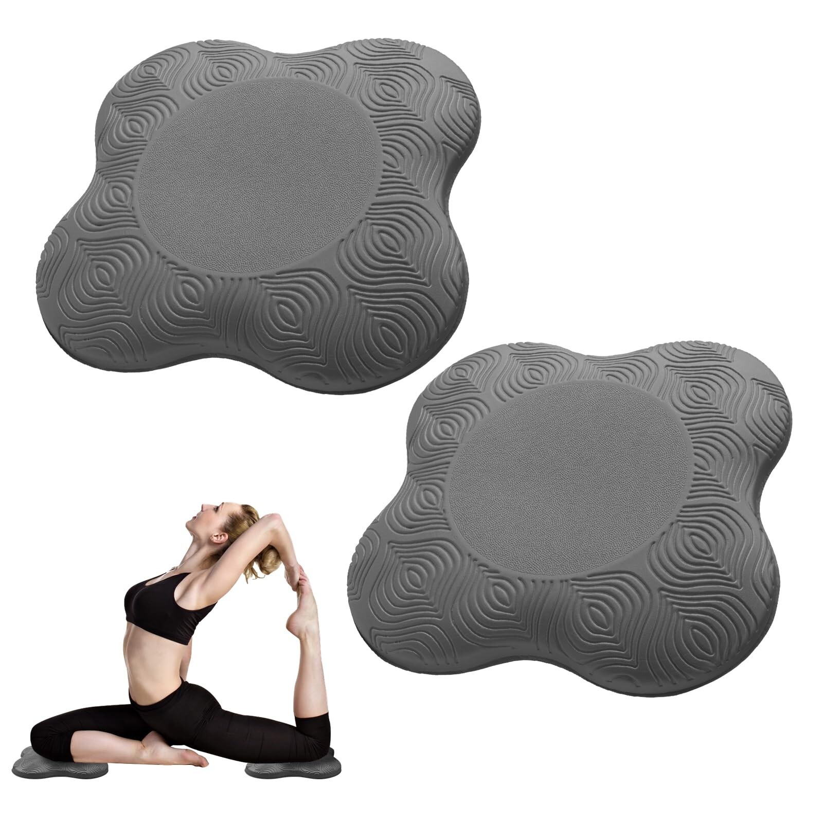 2 packs Yoga Knee Pad Cushion Extra Thick for Knees Elbows Wrist Hands Head F…