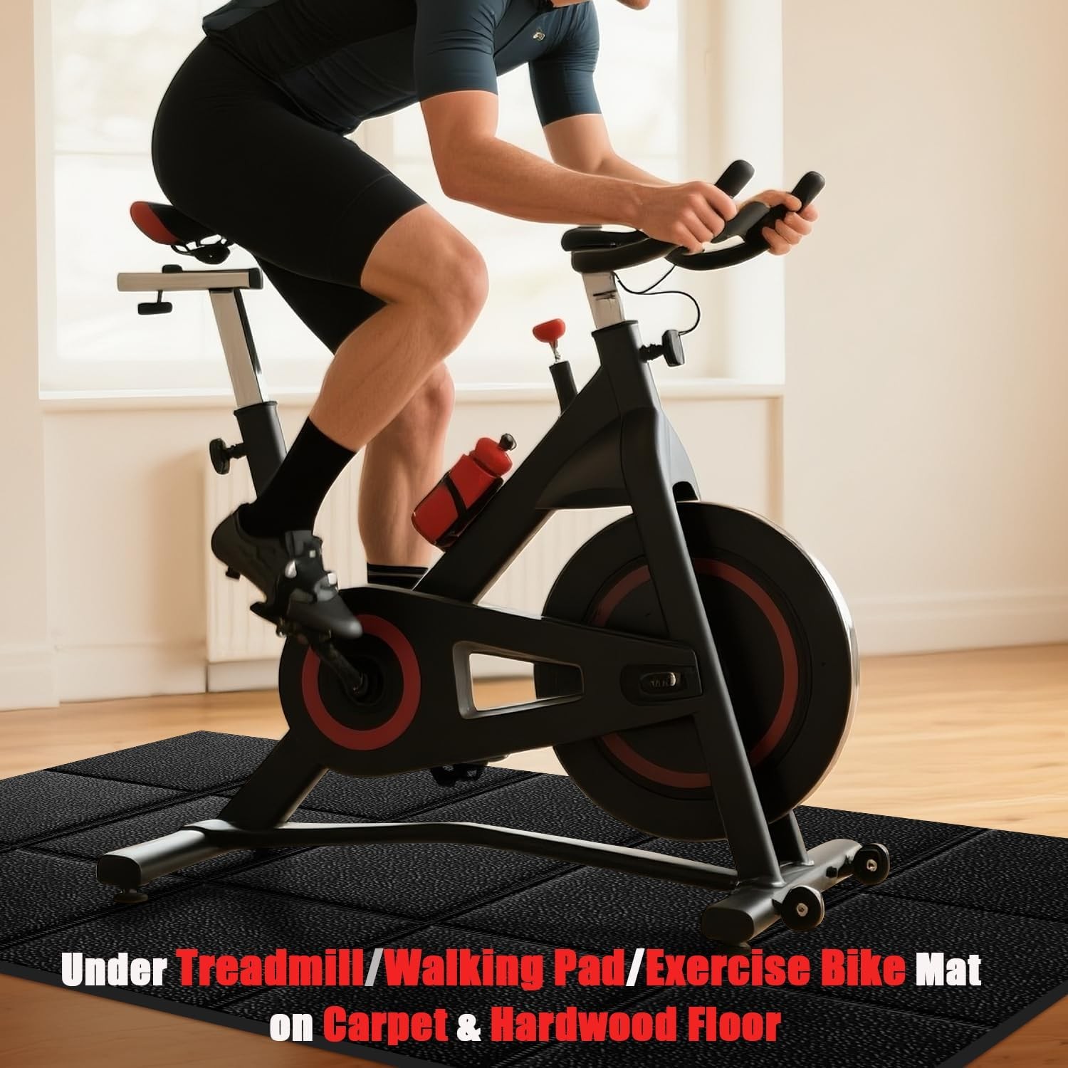 Treadmill Mat for Carpet &Hardwood Floors 79×39, Treadmills Mat, Mat for Under