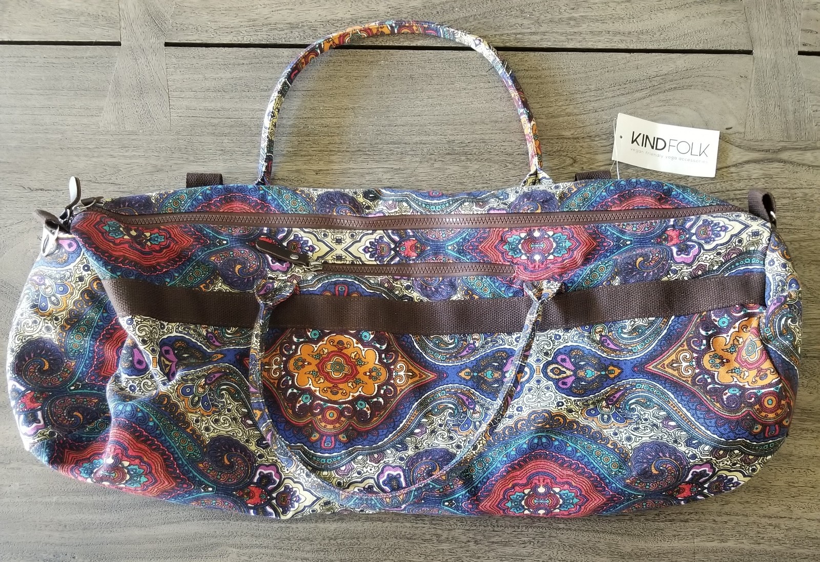 New Yoga / Workout / Gym Canvas Bag By Kindfolk Vegan Friendly Accessories