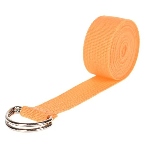 180cm Sport Yoga Strap Durable Cotton Exercise Straps Adjustable D-ring Buckle