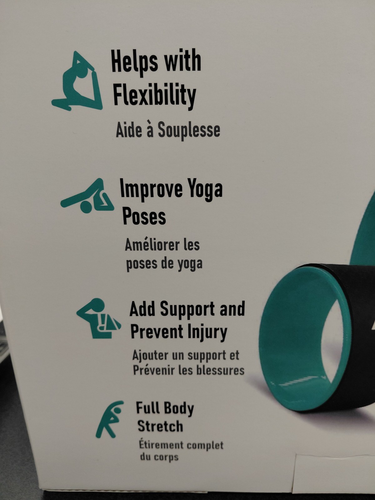 TRAKK 3in1 YOGA WHEEL SET of 3 new T-698