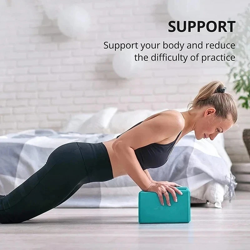 1PC Yoga Building Blocks Cubes Pilates Bricks Reinforcement Mats Sports Supplies