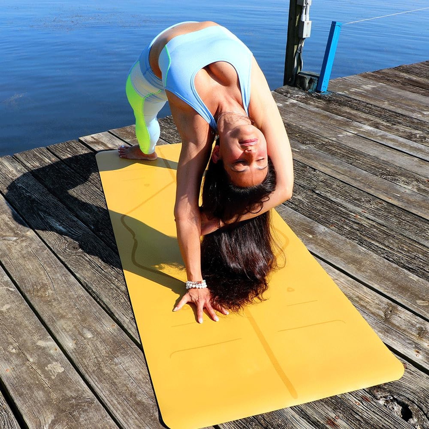 LIFORME Original Yoga Mat & Ultimate Everyday Yoga Mat Cleaner- Bundle Pack R