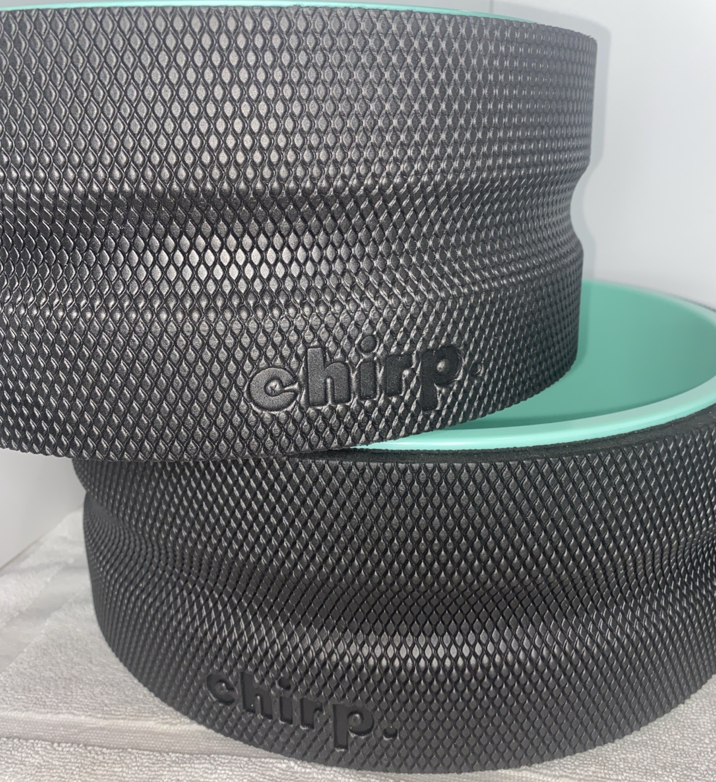 Chirp Wheel+ 3 Pack Rolling Exercise Wheels 12&Prime; 10&Prime; 6&Prime; for Back Pain. With Bag