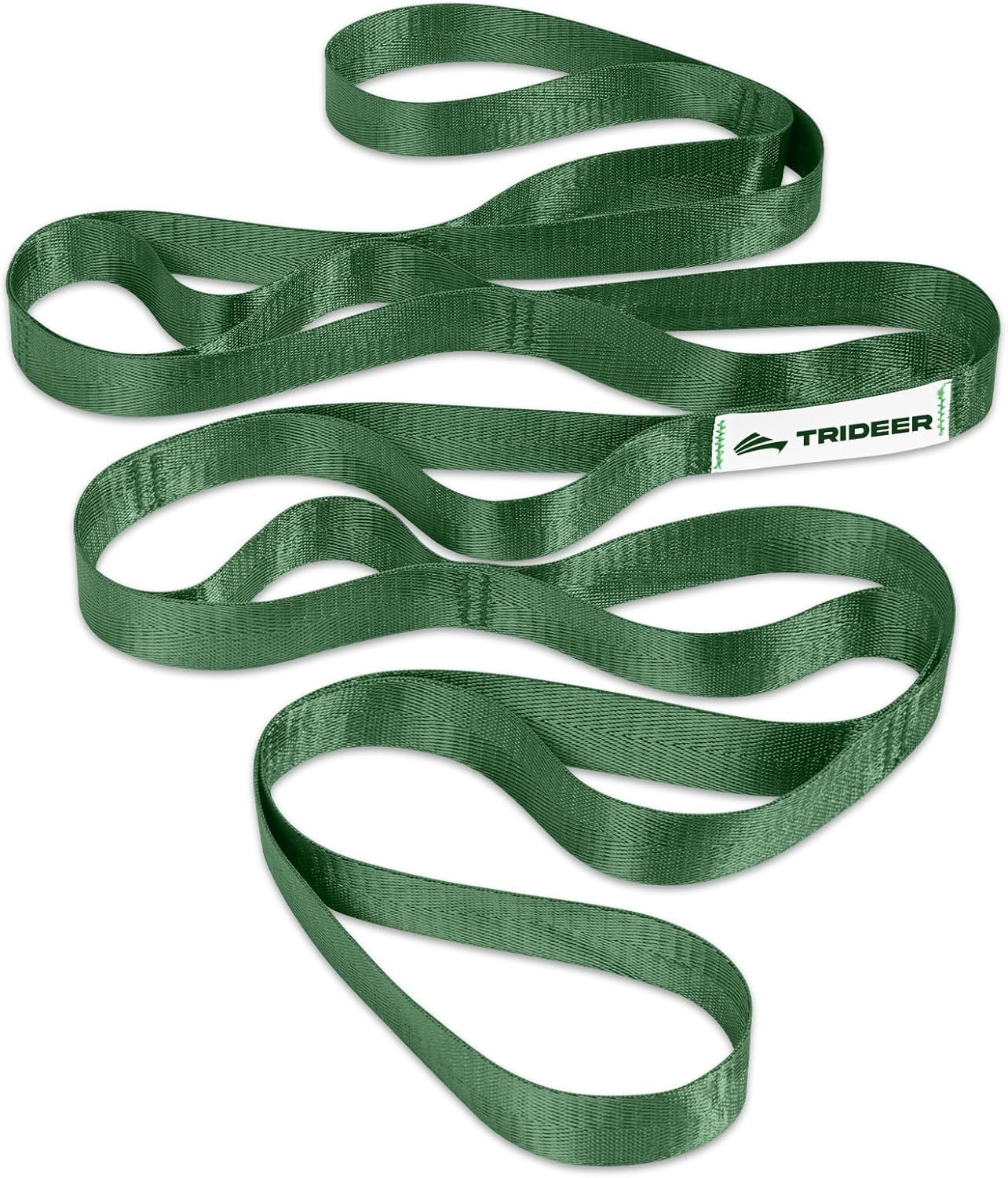 Non-Elastic Stretching Strap with Loops for Physical Therapy & Rehab, Knee Hip L