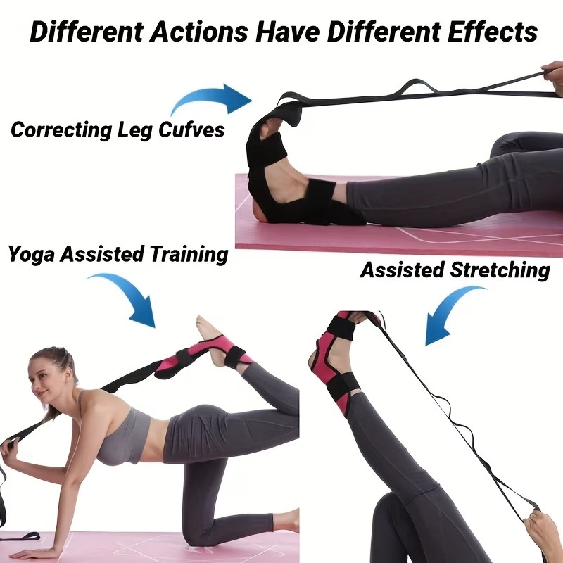 Heavy-Duty Oxford Cloth Yoga Strap with Ankle Straps, Manual System