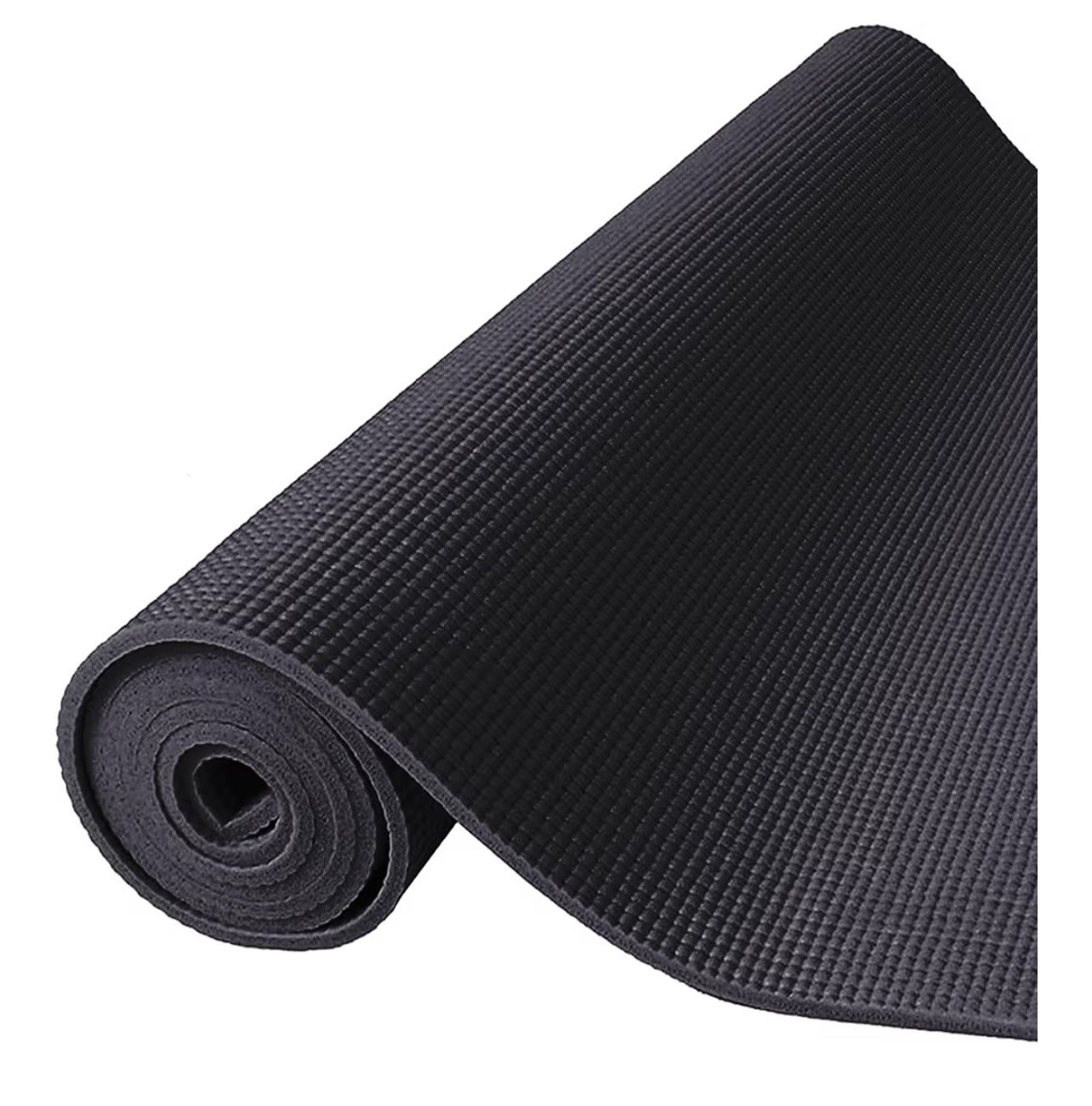 All Purpose 1/4-Inch High Density Exercise Yoga Mat w/ Carrying Strap 24” x 68”