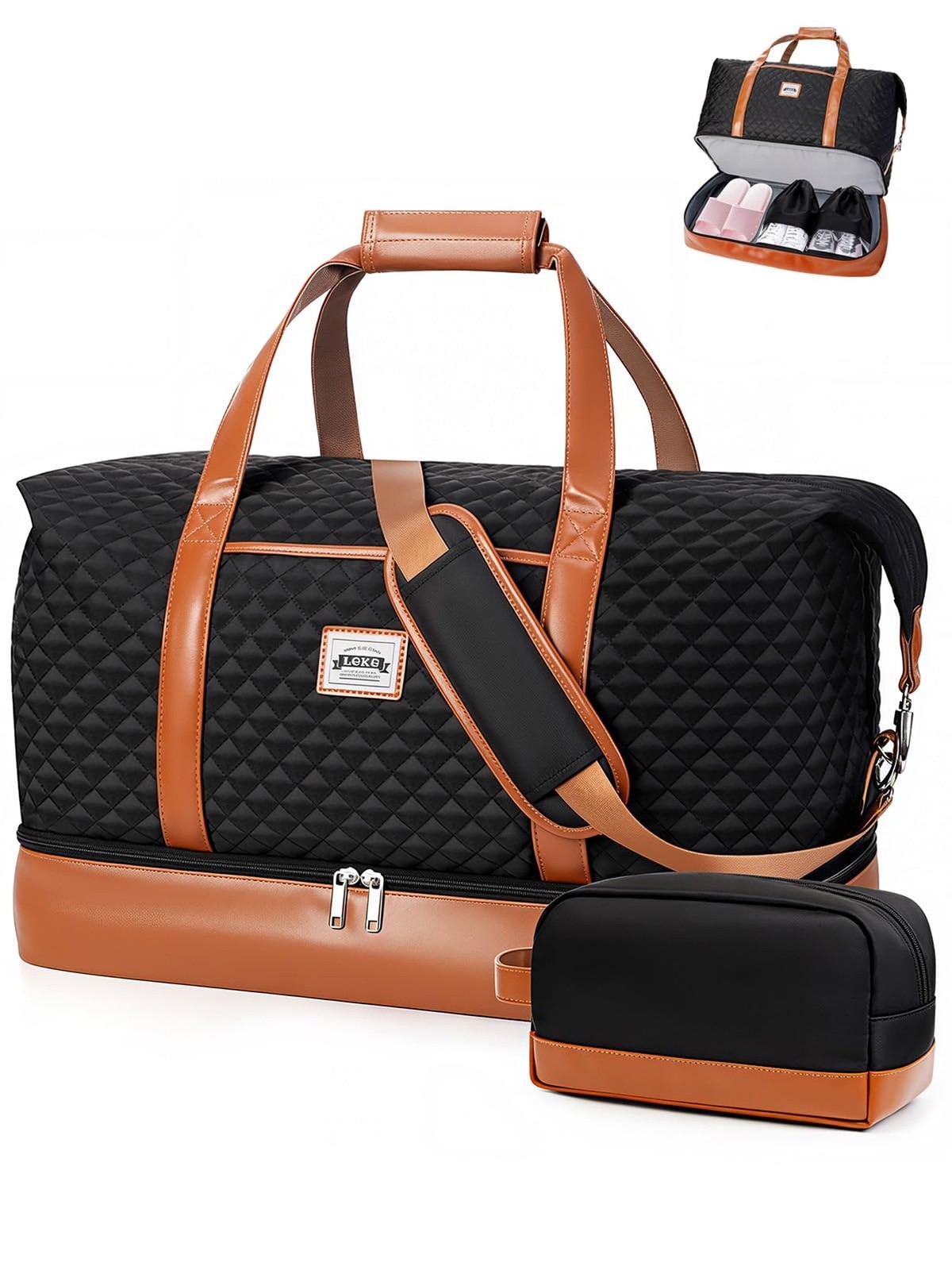 Weekender Bags for Women, Travel Duffle Bag Carry On Travel Bag Overnight Bag…