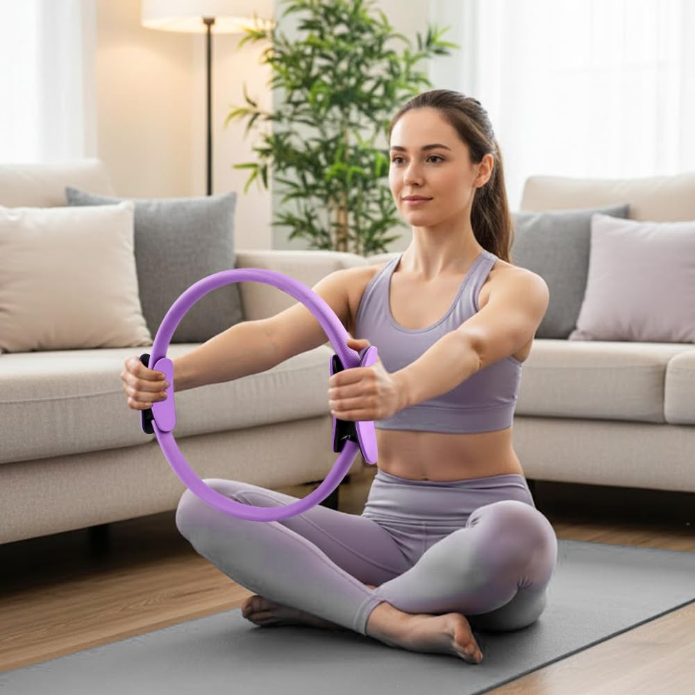 Pilates Essentials Kit for Women, 14 Pcs Home Workout Equipment with Pilates …
