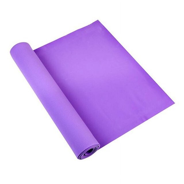 Yoga Mat Exercise Fitness Pilates Camping Gym Pad Non-Slip Foam 173x61x0.4cm