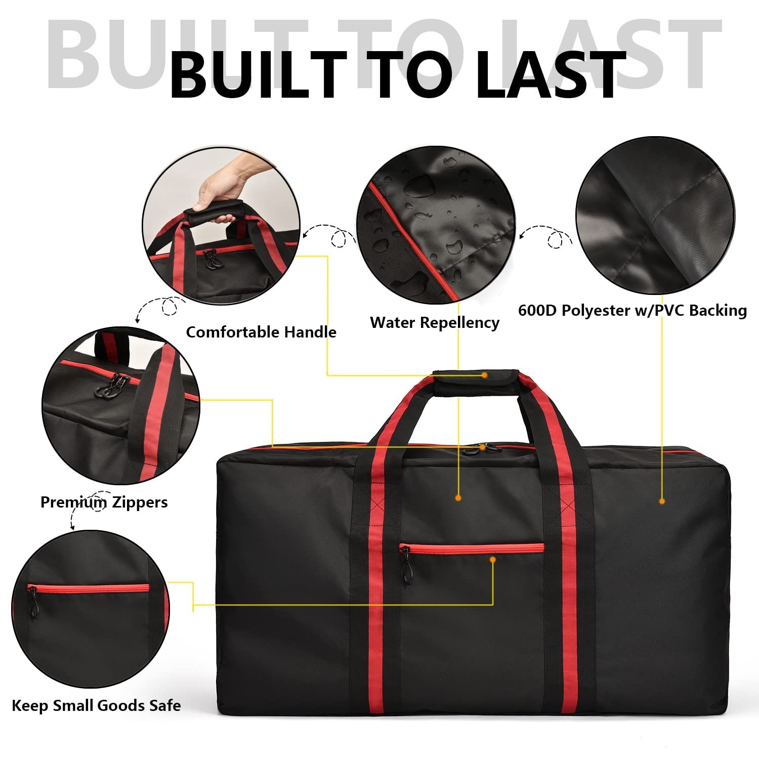 100L Large Duffle Bag for Travel 31.1” Diffle Bag – Overnight Weekender Ca
