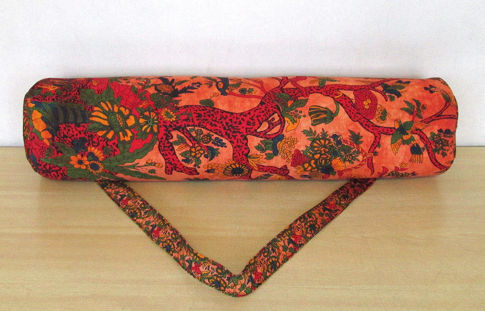 Large Yoga Mat Carrier Bag With Shoulder Strap Indian Tree Of Life Gym Bags