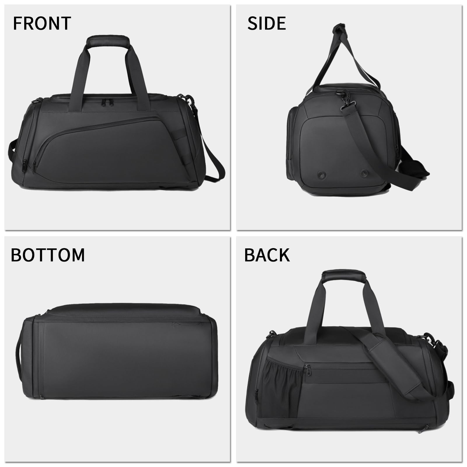 45L Large Gym Bag Sport Duffle Backpack for Men Women, Water Resistant Fitnes…