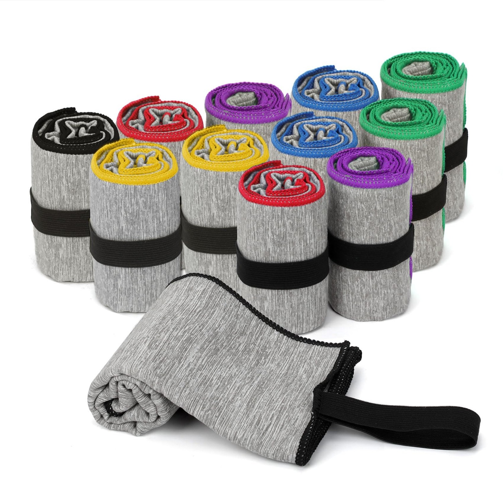 12 Pack Gym Towels Microfiber Fast Drying Men Women Workout Gear for Fitness …