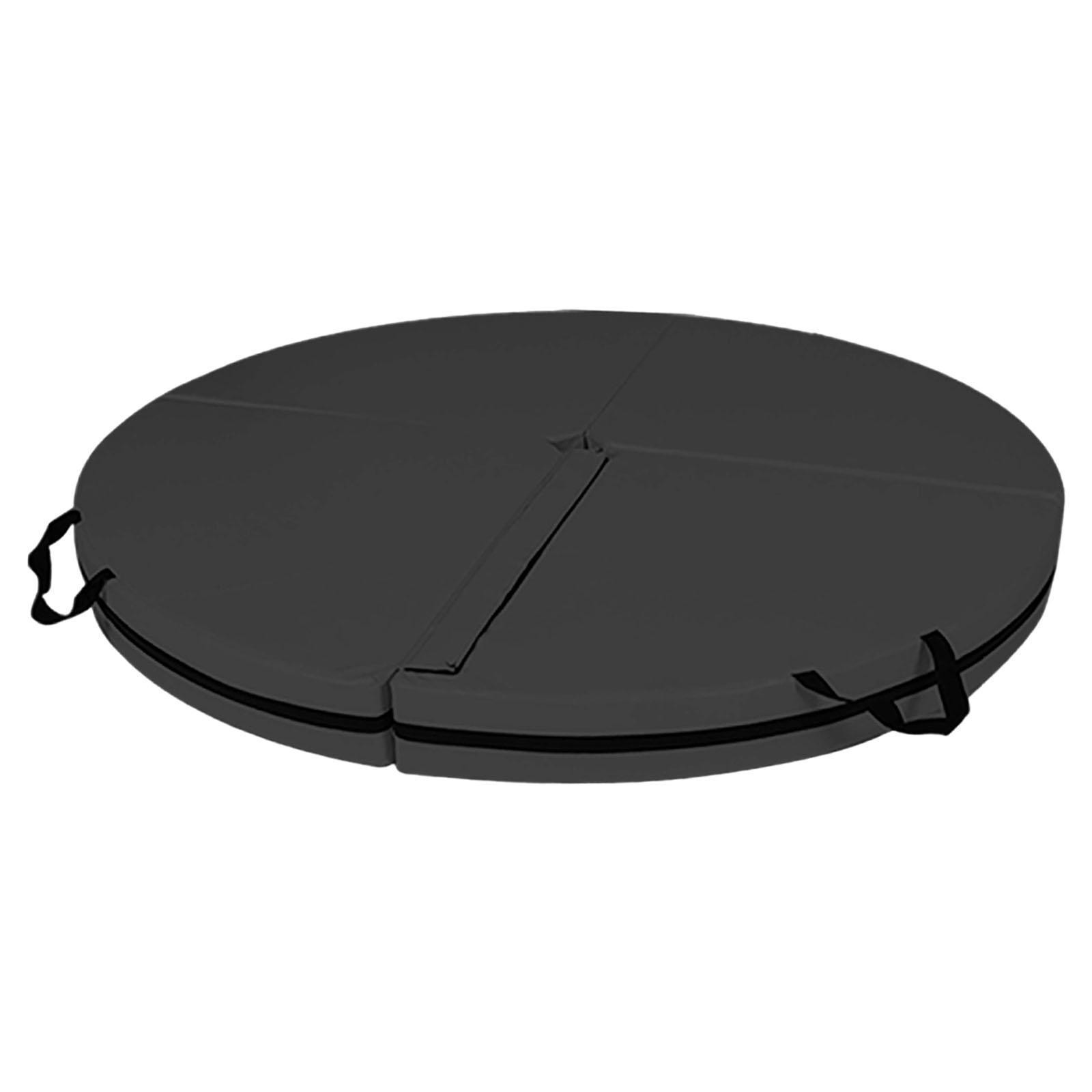 Folding Pole Dance Mat Round Adults Exercise Mat for Training Workout Indoor