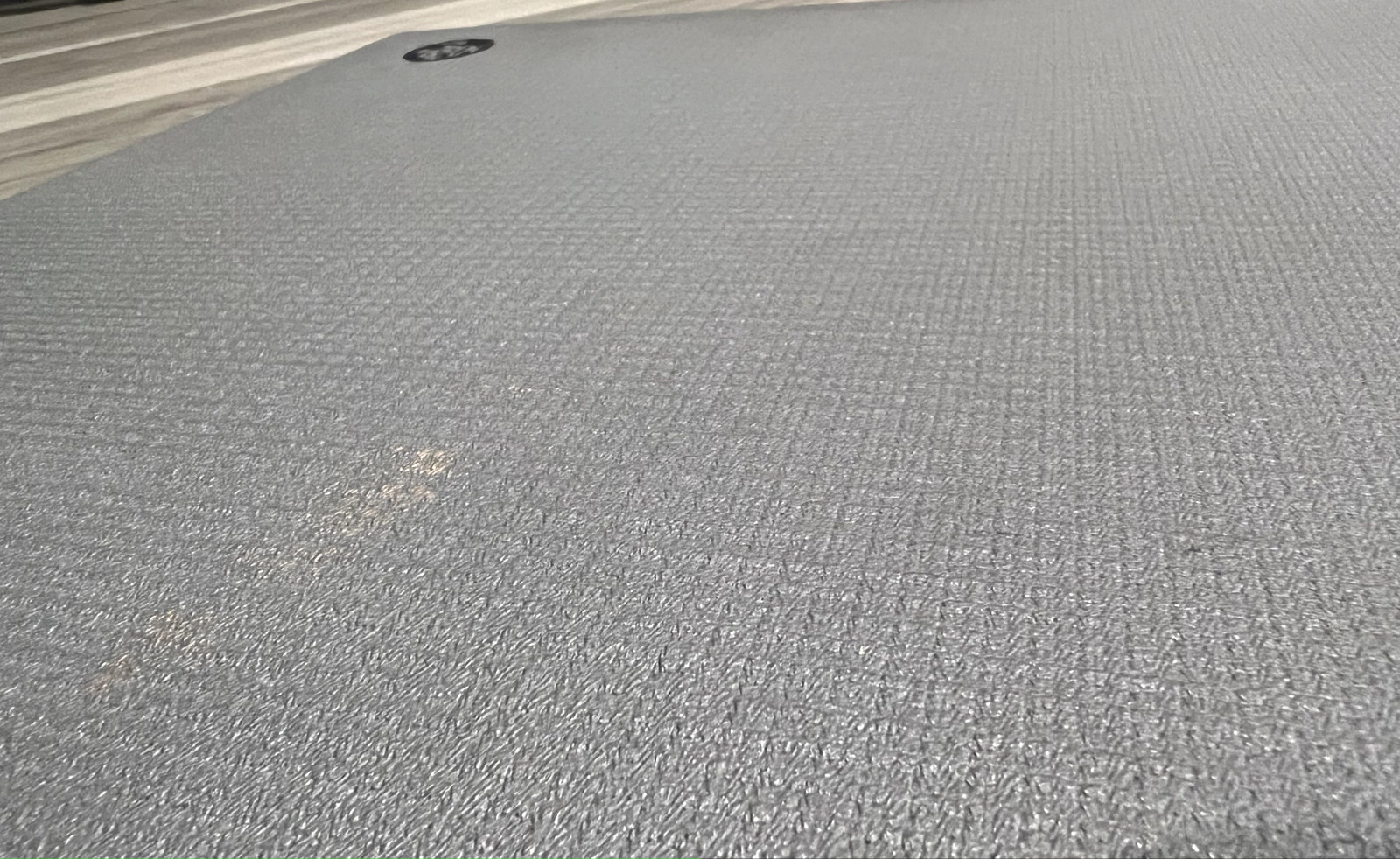 MANDUKA PRO YOGA MAT METALLIC LUSTER SILVER NAVY BLUE LIMITED EDITION 71X26 6MM