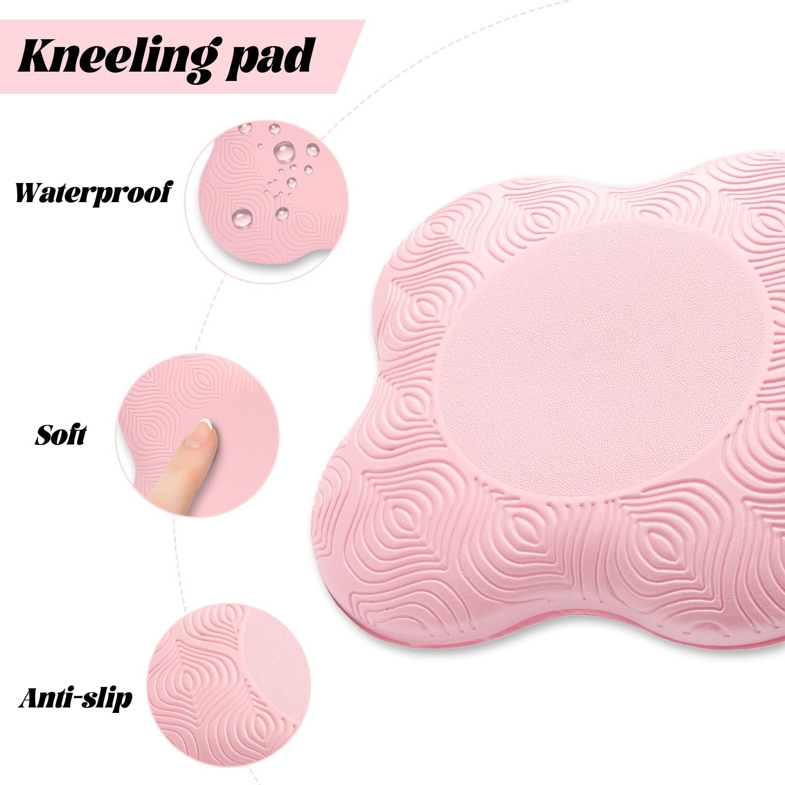 2 packs Yoga Knee Pad Mats Extra Thick for Knees Elbows Wrist Hands Head Foam…