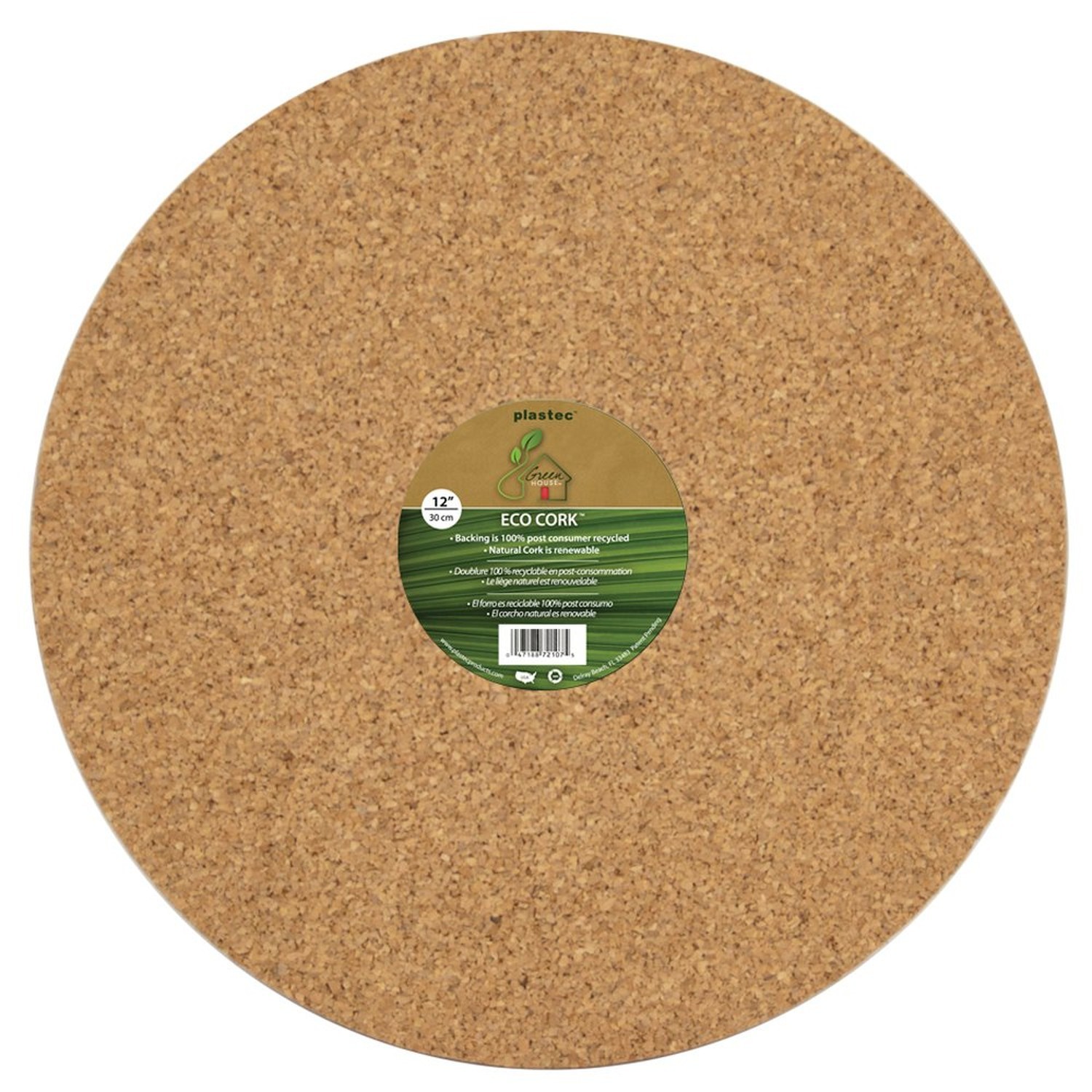 Plastec ECR12 Eco Cork Mat, 12-Inch – 100063918