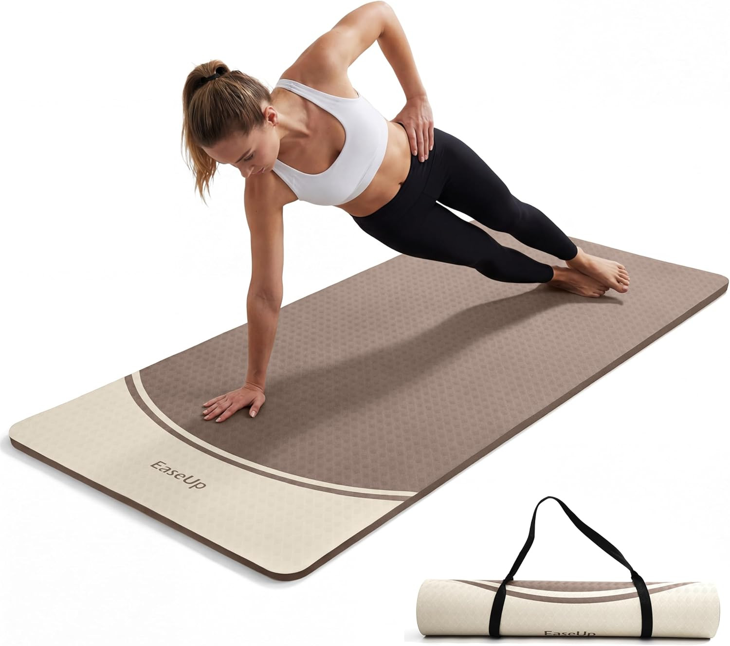 Extra Thick Yoga Mat -2/5 Inch (10MM), 72.8X31.5&Prime; Extra Long-Wide, Professional