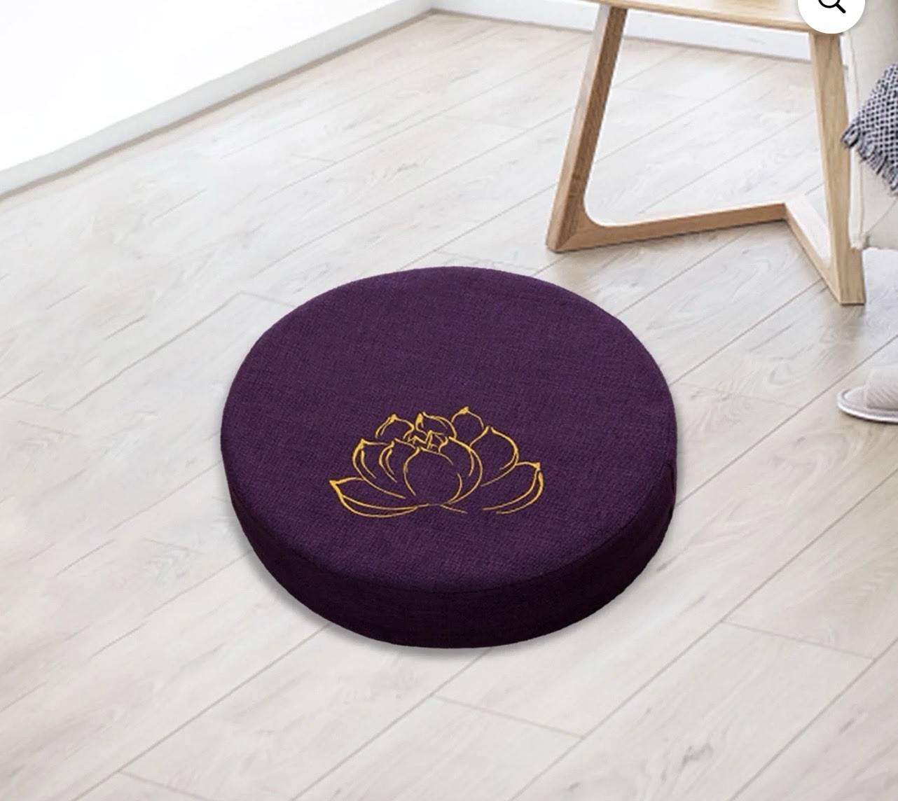 Round Yoga Meditation Cushion 16 » Dia Zippered Cover Meditation Accessories