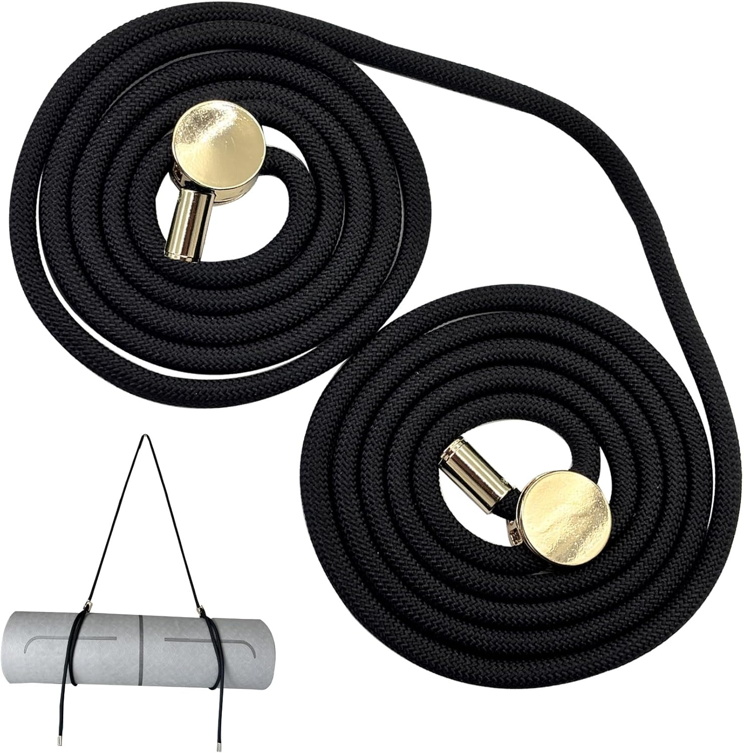 Yoga Mat Strap – 8MM Adjustable Paracord Carrier for Carrying Yoga Mats, Camping