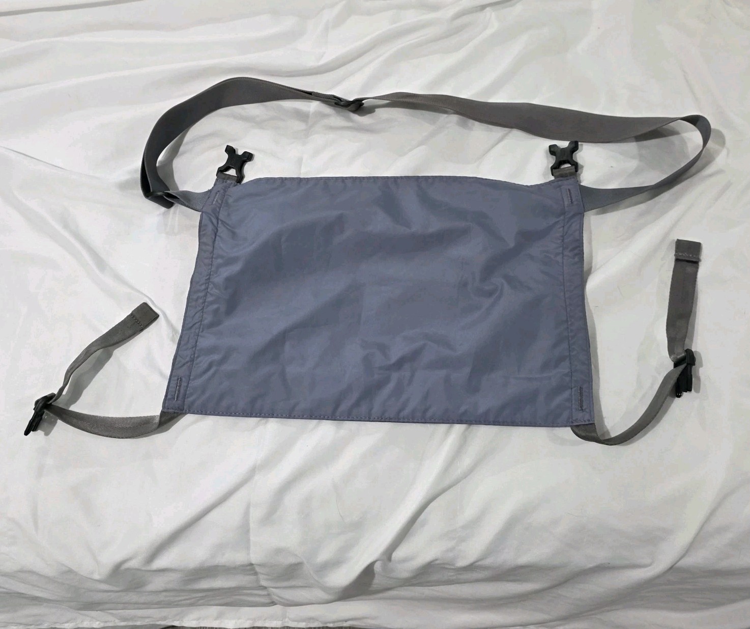 Manduka Go Play 2.0 Yoga Mat Carrier Gray Zip Pouch