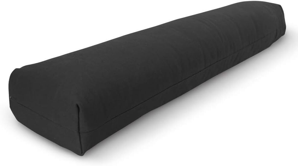 Sturdy Soft Cotton or Vinyl Pranayama Yoga Bolster Meditation Pillow for Yoga