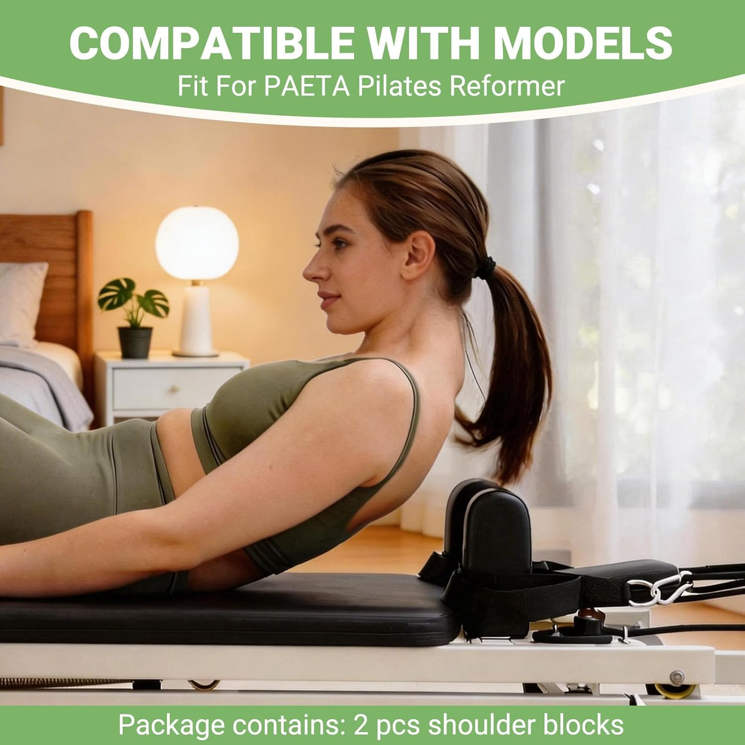 Shoulder Pads for PAETA Pilates Reformer, Shoulder Blocks for Pilates Reformer R