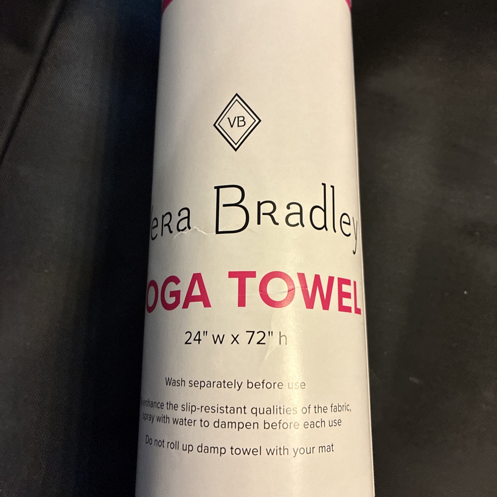 Vera Bradley Yoga Towel Fresh Cut Bouquet 24&Prime;w X 72&Prime;h H23