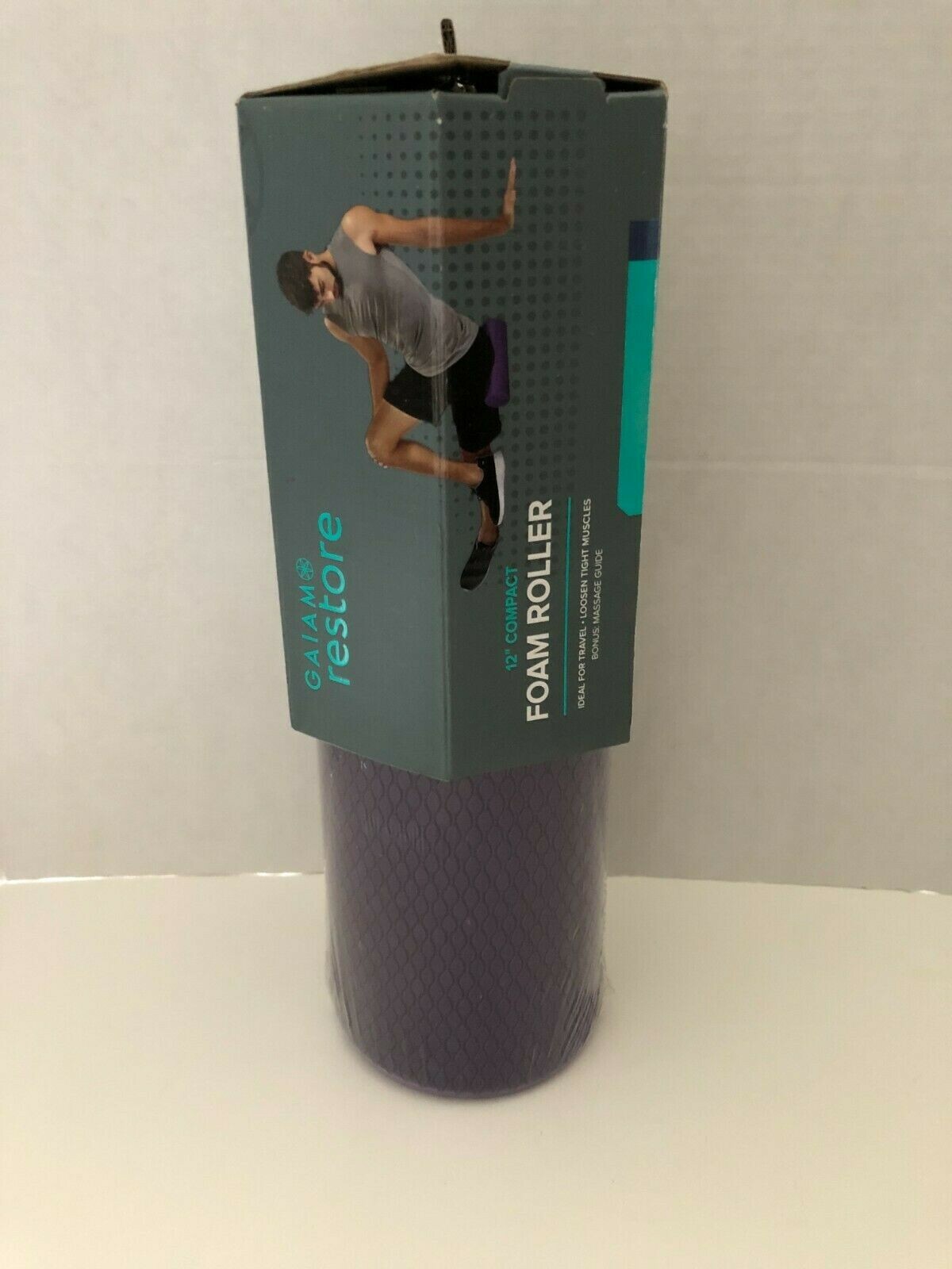 NEW Factory Wrap Gaiam 05-63238 Restore 12&Prime; Textured Foam Roller