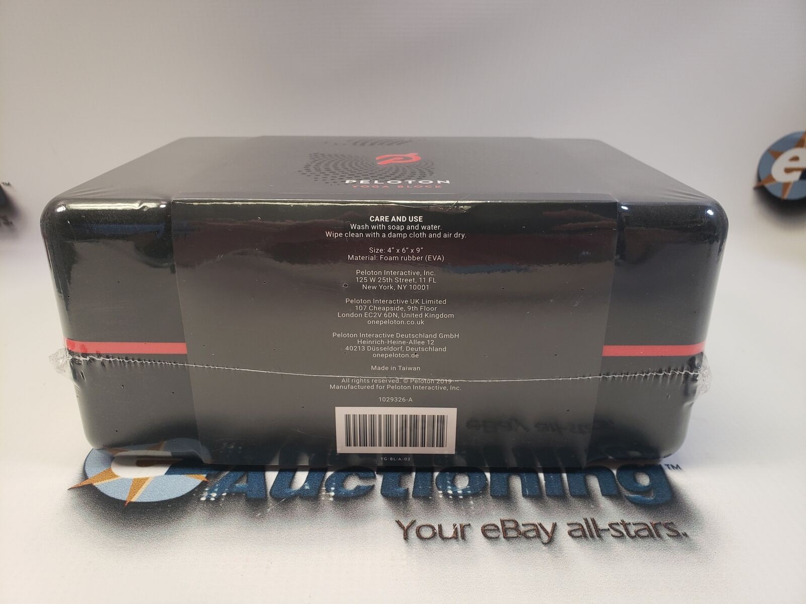 Peloton Black Foam Yoga Block YG-BL-A-02 Fitness 4&Prime;x6&Prime;x9&Prime; New Sealed