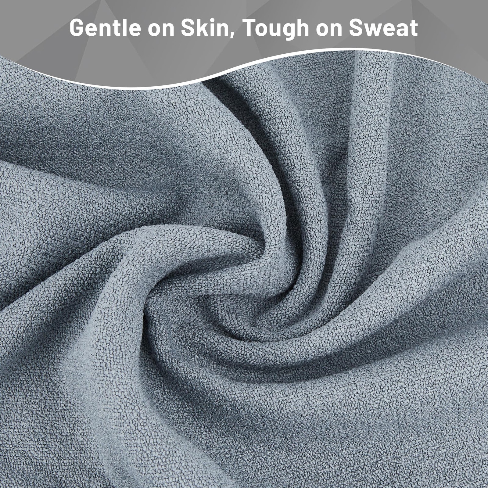 Non Slip Hot Yoga Towel with Grip Dots – Sweat Absorbent Microfiber Mat…