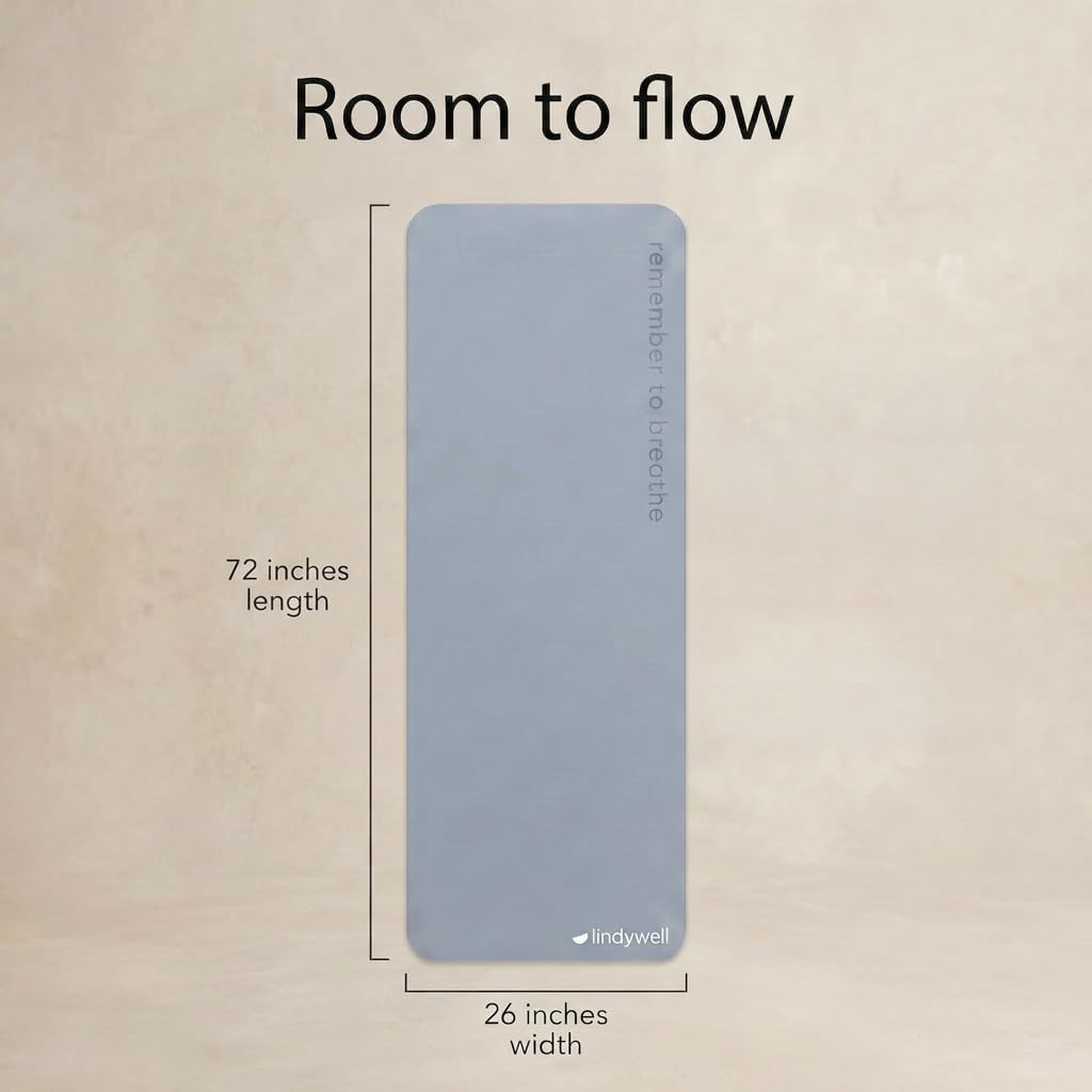 Non-Slip Pilates Yoga Mat – 6Ft x 26In, 6Mm, 8Mm, 10Mm Thickness Options