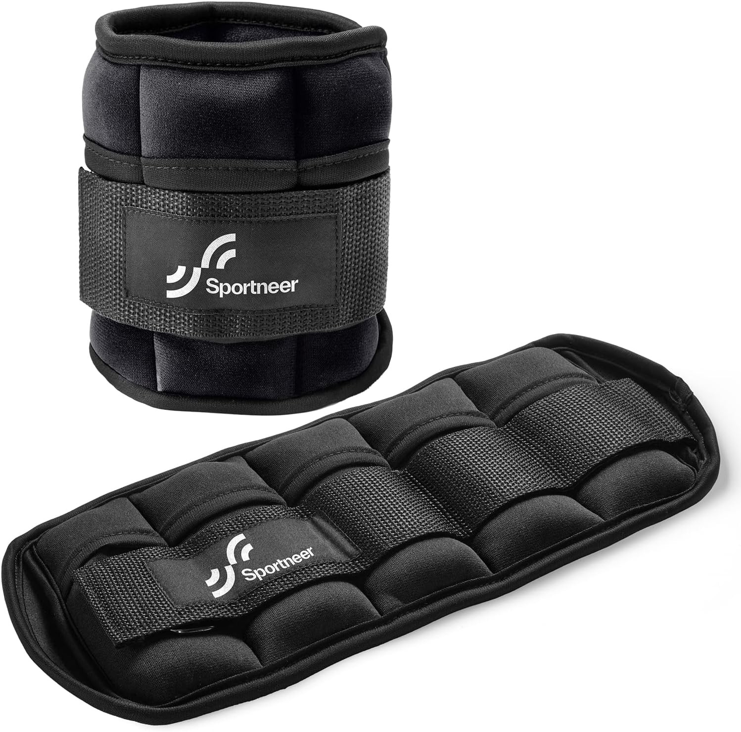 Sportneer Adjustable Ankle Weights for Women and Men 7 lbs/Pair Adjustable Le…