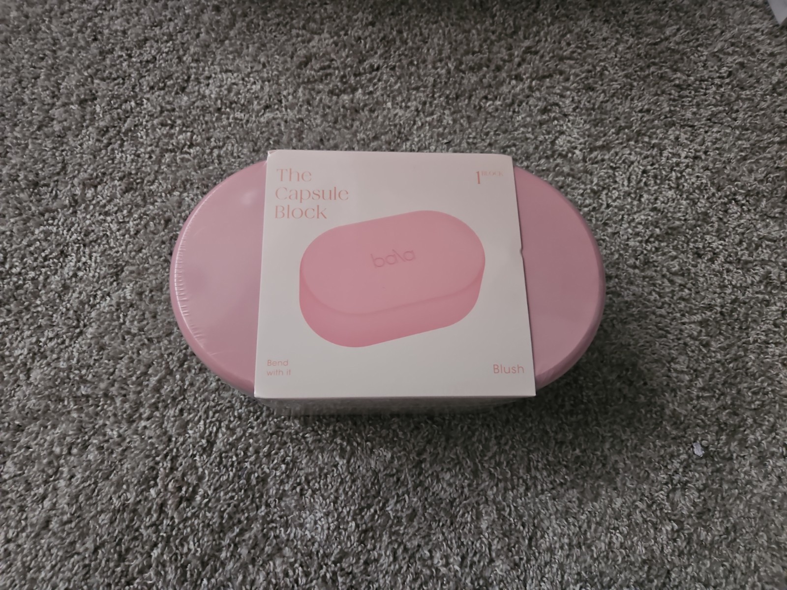 Brand New Blush Bala Capsule Yoga Block