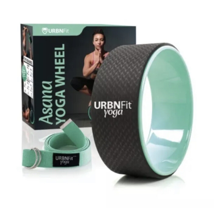 URBNFit Yoga Wheel – 12-Inch Roller Designed for Stretching & Flexibility