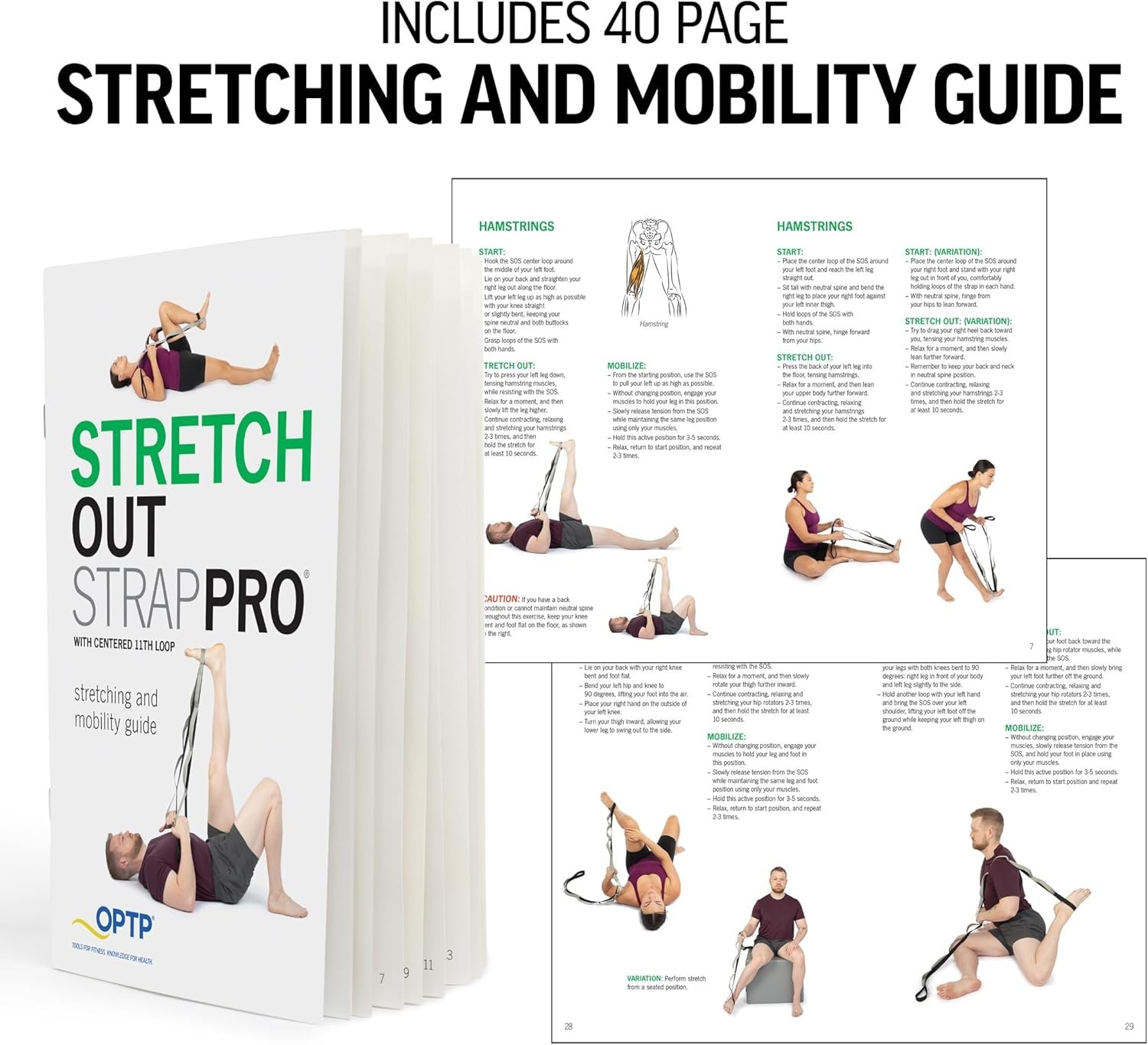 Pro Stretching Strap with 11 Loops – Essential for Mobility & Physical Therapy