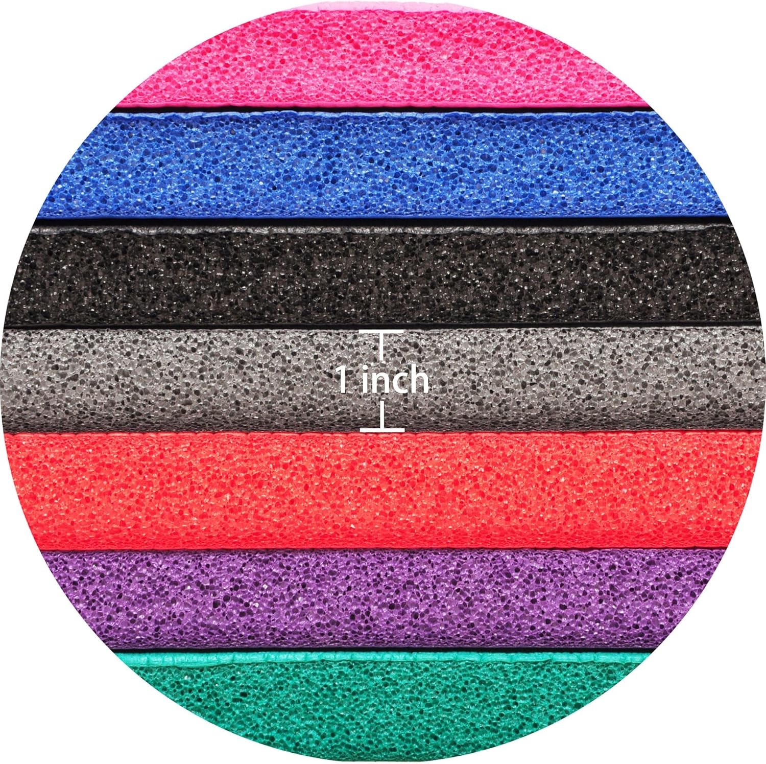 1-Inch Thick Yoga Mat – Extra Cushioned, Double-Sided Non-Slip 72×24
