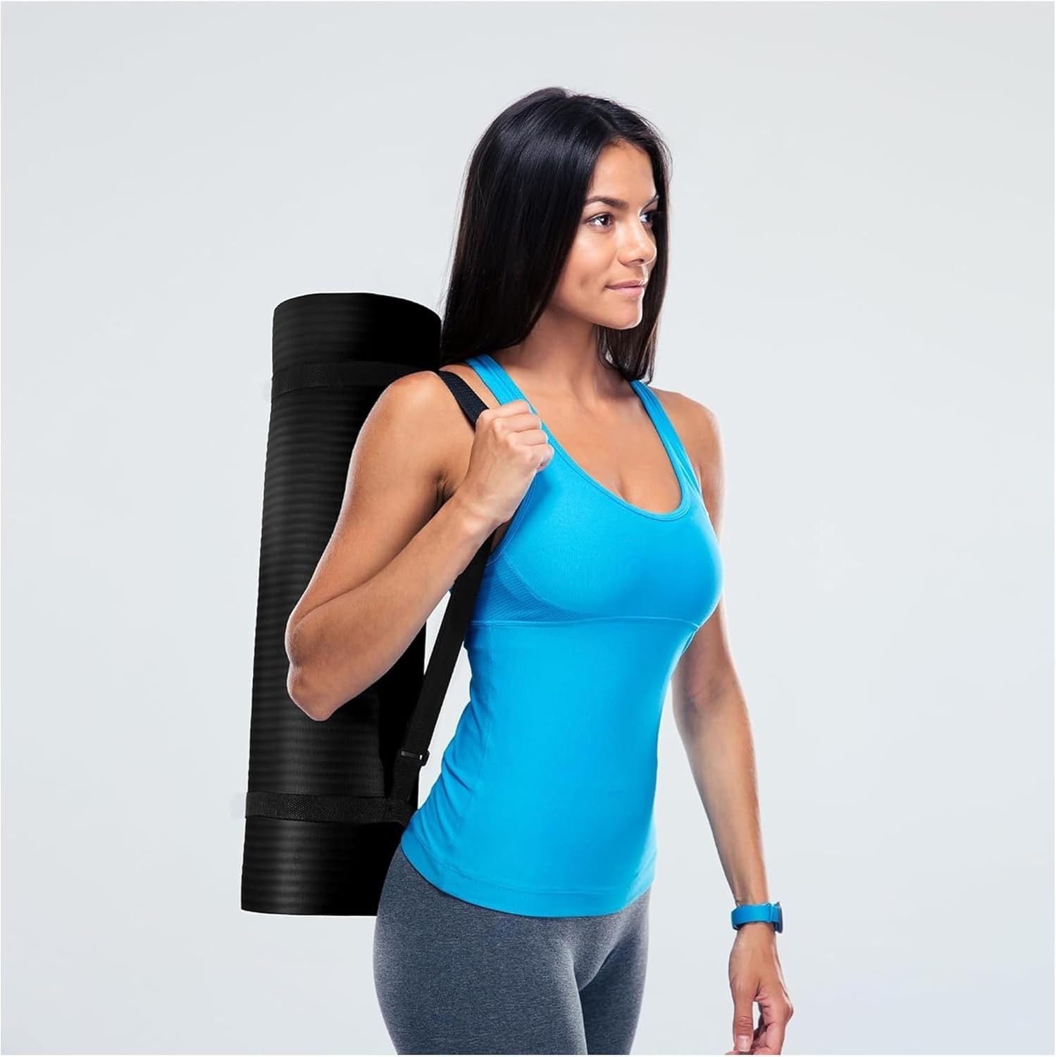 Non-Slip Yoga Mat, 71&Prime; x 24&Prime; – Anti-Tear, Moisture Resistant & Portable