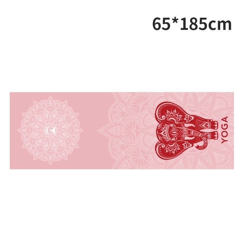 Mandala Yoga Mat Soft Non-Slip Exercise Mat for Yoga & Meditation 185x65cm