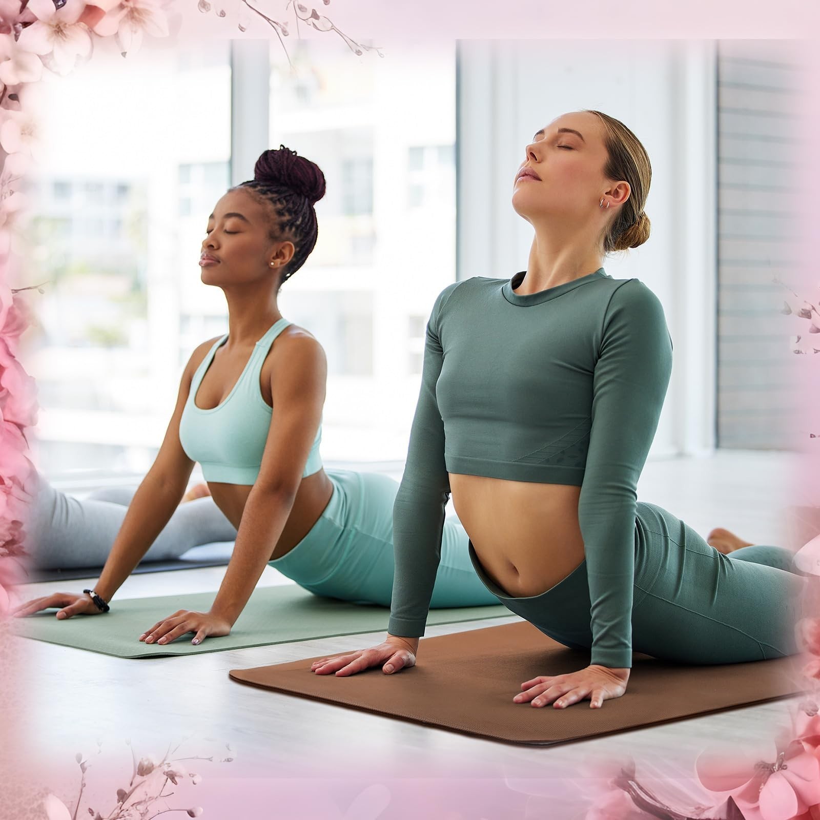 Timgle 6 Pcs 10mm Thick Yoga Mat Bulk 68 x 24 Inches Anti-slip Tear-resistant…