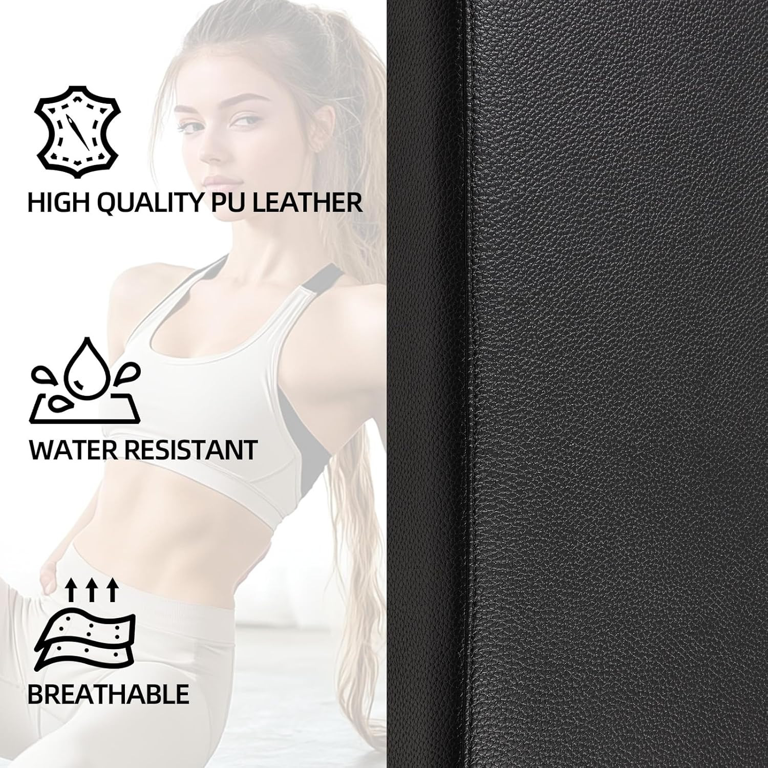 Portable Pilates Reformer Sitting Box, Non-Slip Pilates Sit Boxs for Home Workou