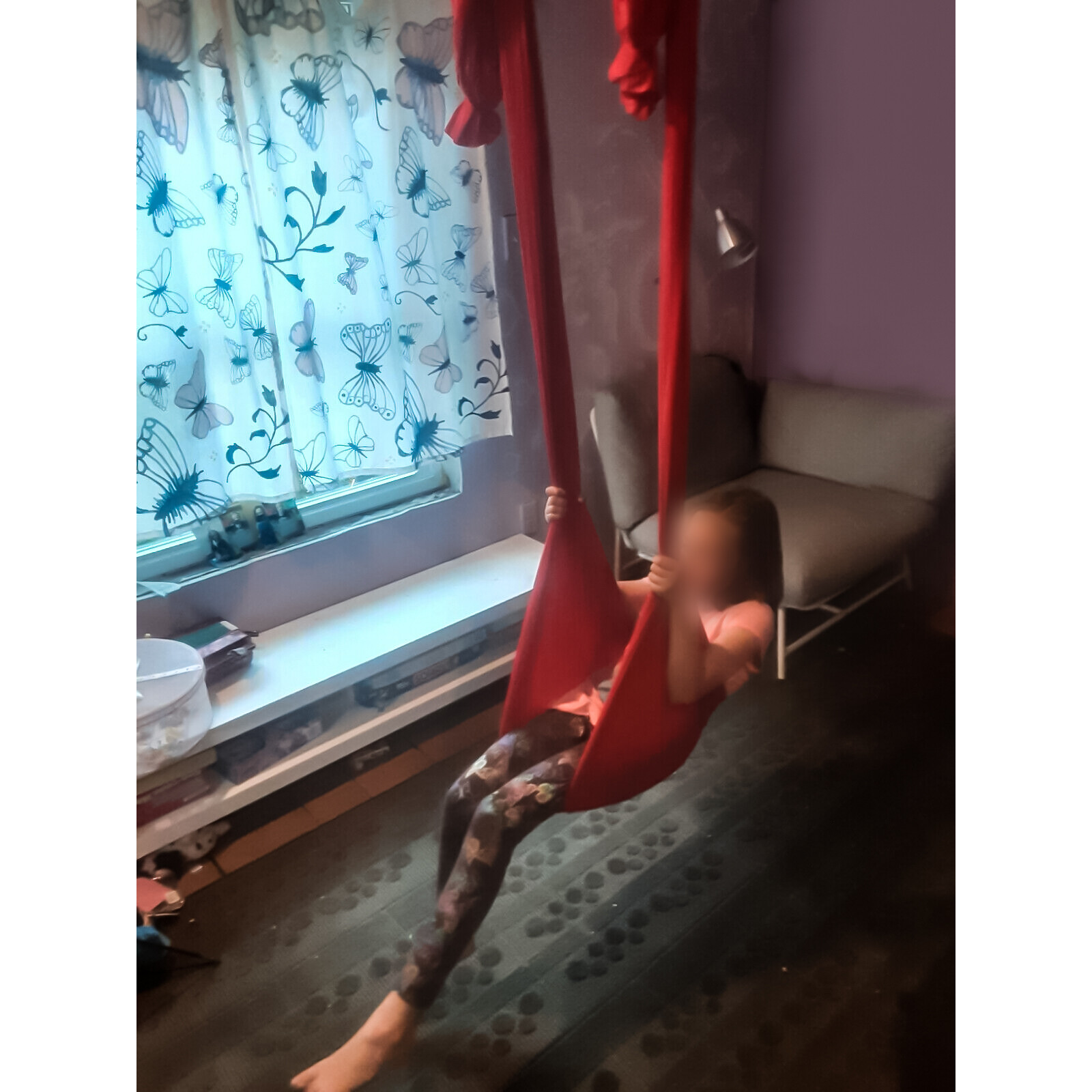 For Universal Aerial Yoga Swing Ultra Strong Antigravity Yoga Hammock Red